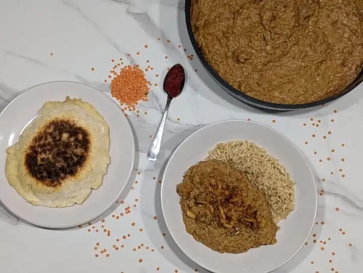 Dahl de Lentilles Corail