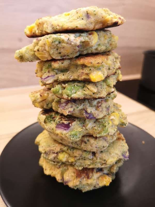 Galettes Vegan Maïs & Brocolis